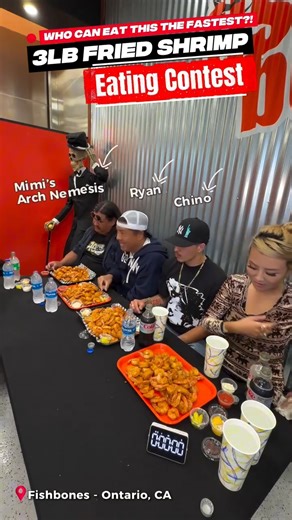 2.5K views · 25 reactions | Fried Fish Eating Contest at Fishbone in Ontario @itslovelymimi27 @compaachino @fishbone_ontario @fantasylandfoodies | Mi Mi | Facebook