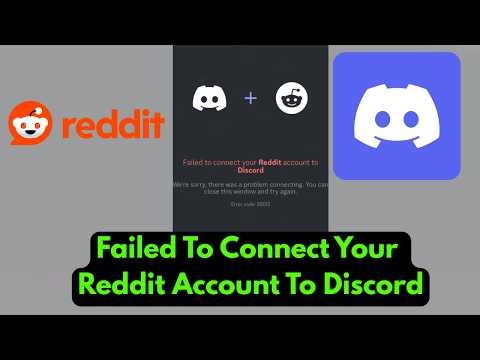 Fix Discord Failed To Connect Reddit Account | Discord Reddit Connection Error