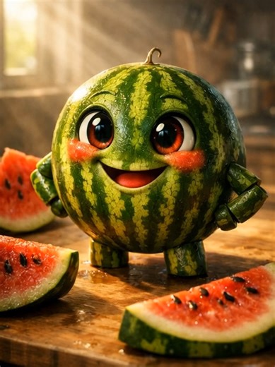 watermelon object talking video