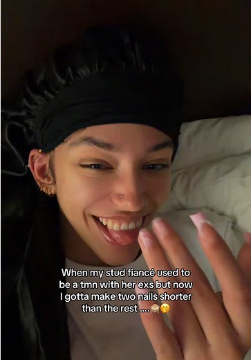 There’s a reason she can’t get rid of me🤭😂 #fypシ #wlw | short nails