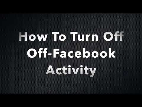 How To Turn Off Off Facebook Activity