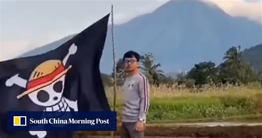 Indonesians fly anime pirate flag in Independence Day protest