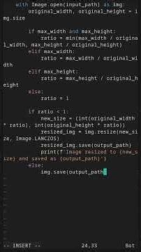 Simple Image Resizer Script with Pillow