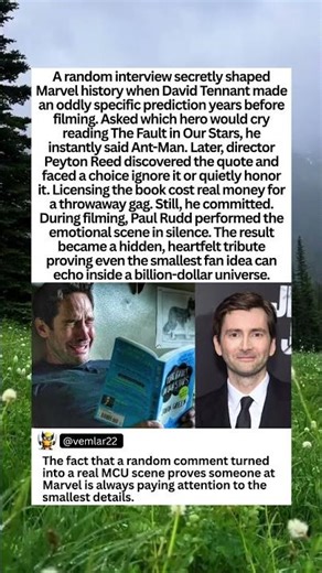 How A Random Interview Created Ant-Man’s Funniest Hidden Scene David Tennant