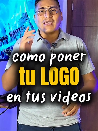 como poner tu logo, en tus video? #creatorsearchinsights #logo #fondo #tiktok