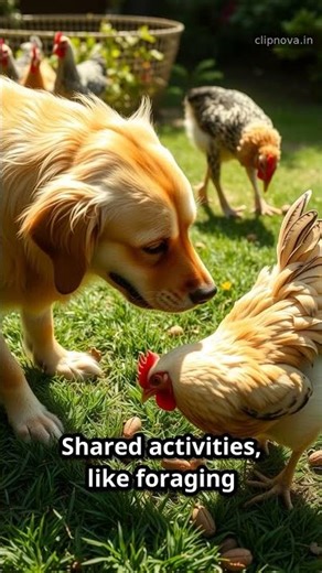 Dog & Chicken BFFs?! 🤯 You Won't Believe It! #Shorts