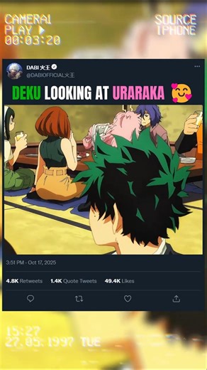 DEKU LOOKING AT URARAKA 🥰 | #animeedit #myheroacademia