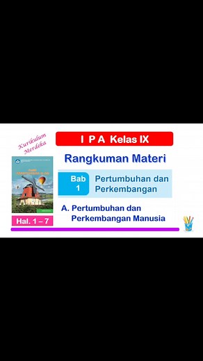 Rangkum Materi Pertumbuhan dan Perkembangan Manusia Kelas 9