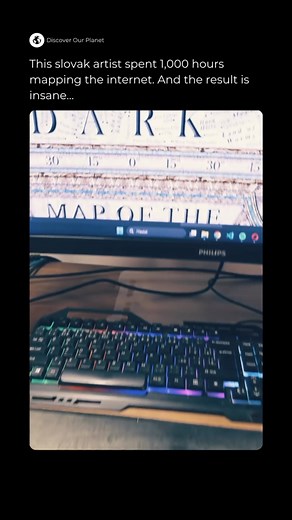 Discover on Instagram: "The Map of the Internet project is a vintage-style cartographic visualization of the world wide web from 2020 to 2024, charting thousands of websites as distinct countries in a detailed landscape. Link for the map is in my profile! Follow @titan.maps for more… - #map #worldmap #poster"