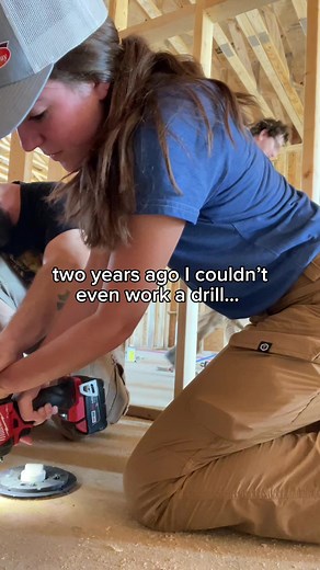 Thanks to all of those who’ve encouraged me along the way 🥹 #womenintrades #growth #powertools #plumbers #thankful