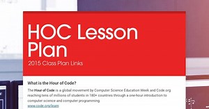 HOC Lesson Plan