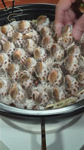 3 Steps to Make Sea Salt Roasted Snails #BudgetMeals #EasyAsianFood #FamilyDinner