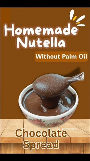 Homemade Nutella | Chocolate Spread Without palm oil | Dryfruit Chocolate Spread #nutella #chocolate