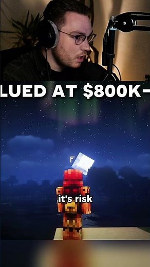 the $1,000,000 Minecraft account 😳