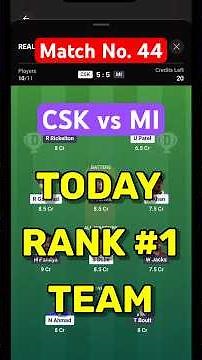 CSK vs MI Prediction | CSK vs MI Dream11 Prediction
