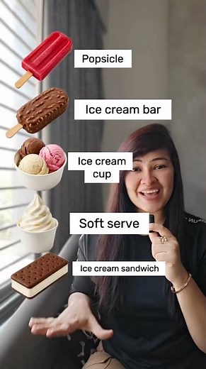 You call everything ice cream… but it’s not 👀#LearnEnglish #EnglishVocabulary #FoodVocabulary #viral