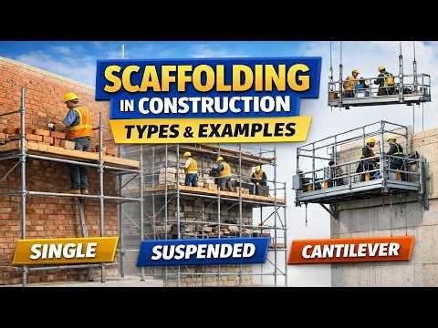 Scaffolding in Construction Explained | Types of Scaffolding with Examples | Civil Engineering Basic