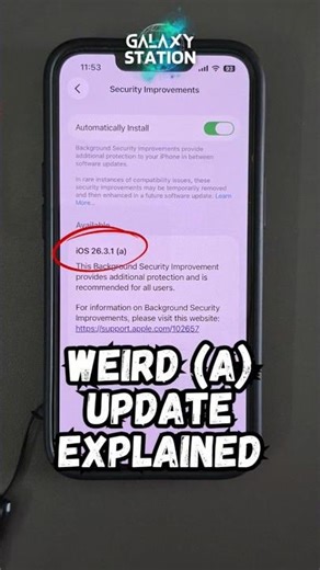 iOS 26.3.1 (a) Update — Install This NOW! ⚠️ #ios2631 #iphoneupdate