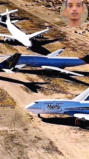 World's Biggest Airplane Graveyard✈️ #facts #reelsvideo #viral #trending #amazingfacts | Sabre Alam