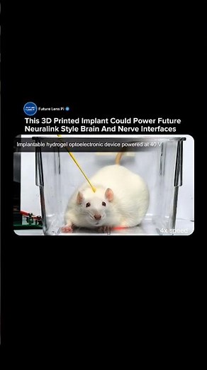 This 3D-Printed Implant Could Power the Future of Brain and Nerve Technology #3dprinting #implant