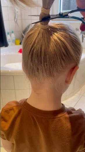 HAIR OFF! His very first haircut in 5 years | This is what it looks like now | Big Mary