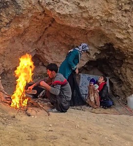 Nomads Struggle for Survival & Rebuilding Shelter in the Mountains | Nomadic Travel