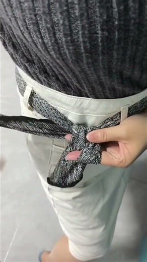 1 Minute Hack to Tie Your Pants Belt Perfectly! #fashion #stylemistakes #beauty