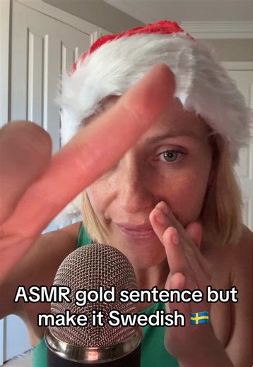 @Gracev asmr not 1 but 2 but in Swedish 😍😍✨✨ #asmr #fyp #mouthsoundsasmr #christmas #handmovementsasmr