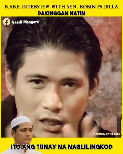 519K views · 31K reactions | A rare interview scene of Sen. Robin Padilla, ito ang tunay na leader, decades ago before he became a senator, malaki na ang naitulong niya. #SenatorRobinPadilla | Nassif Tocalo Mangorsi | Facebook