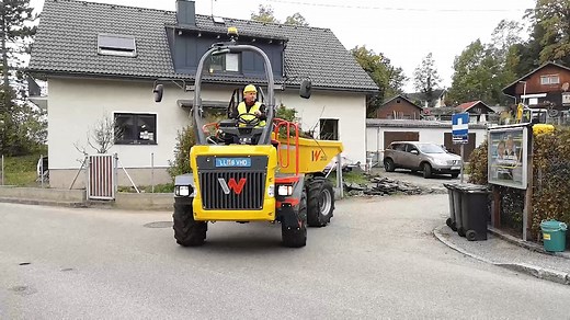 We can talk a lot about what our Dual View Dumper can do. But it's best to see the machine in action. In the video, you can see the DV60 on the construction site in Lower Austria. There, it was especially important that the machine maneuvers through narrow passages. A job made for our Dual View. | Wacker Neuson