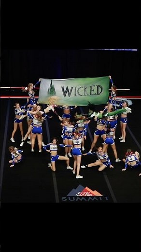 WICKED THEMED CHEER ROUTINE! #cheer #wicked