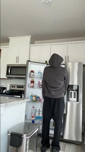 Hoodie on backwards scare prank!