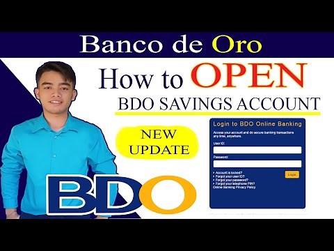 Paano mag Open ng ATM Savings Account sa BDO | How to Open Savings Account in BDO 2025