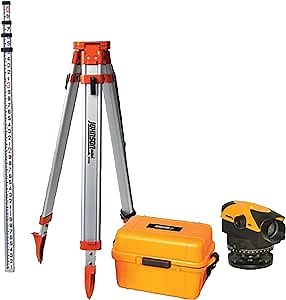 Johnson Level & Tool 40-6961 30X Automatic Level System, Orange, 1 Level System