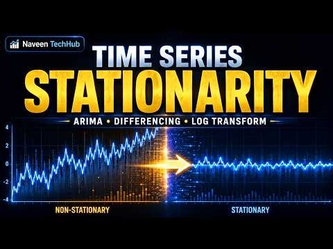 Time Series Forecasting Data Preparation | Stationarity, Differencing & Log Transformation