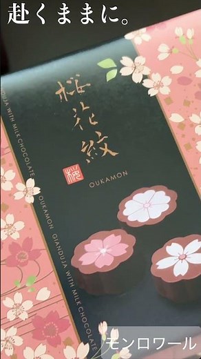 春装いチョコレート菓子【モンロワール 桜花紋】