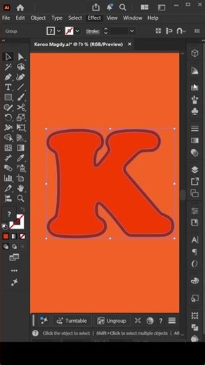 Adobe Illustrator How to create this 3D effect design! #graphicdesign #adobe #illustrator
