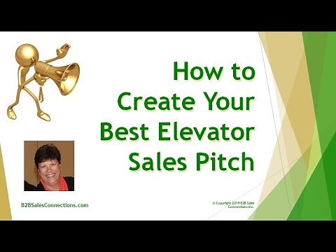 How to Create Your Best Elevator Sales Pitch