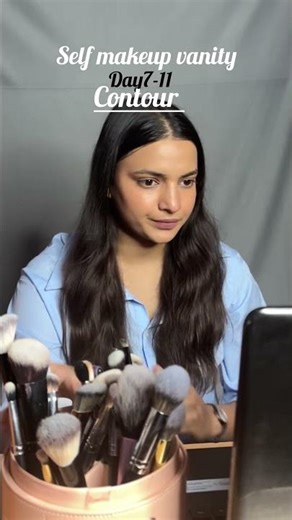 Self makeup class #shortsfeed #selfmakeupcourse #contouring #makeupvanity