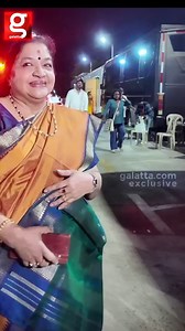 K.S. Chitra graces the evening with her timeless presence and unmatched elegance at the Galatta Pink Golden Queen Awards 2025 👑💖 — a true legend in every sense. ✨ @gtholidays.in @mcrshopping @sunland_kitchen @anujtiles | Galatta Media