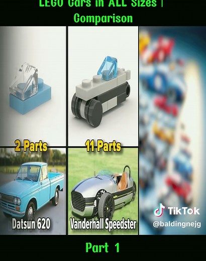 LEGO Cars Size Comparison for Enthusiasts