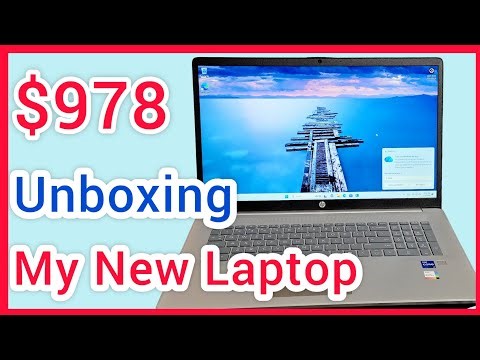 UNBOXING MY NEW HP LAPTOP - WALMART Online Shopping - $978 🛍 USA 🇺🇸 #laptop #hp #shopping