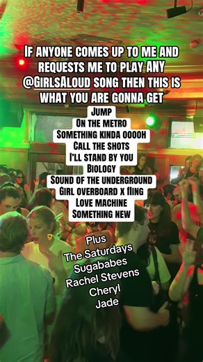 #girlsaloud #music #dancefloor #nightclub #popmusic @Girls Aloud @Nadine