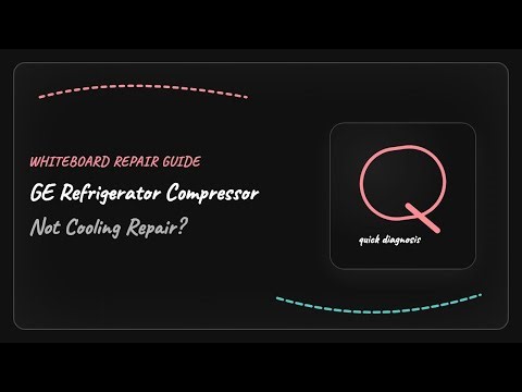 GE Refrigerator Compressor Not Cooling Repair