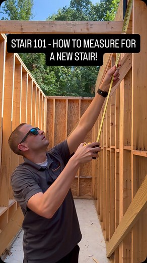 Measuring for a Staircase 101 📏🪜 Ever heard the phrase “measure twice, cut once?” Yeah… with stairs, make that measure three times and maybe call your stair guy just to be safe. 😅 In this reel, I walk through the basic steps to measure for a staircase—rise, run, width, and all the little details in between. It’s not rocket science, but it is stair science!! If you’re planning a stair project, this is a great place to start. Questions? Confused? Measuring tape in a knot? I’m here for it—drop a