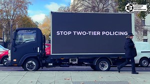 Stop two-tier policing. The public is tired of double standards in policing — one rule for some, another for everyone else. The police have a duty to protect every community equally. No excuses. No exceptions. So, we brought this message straight to Scotland Yard — right to the doorstop of the Metropolitan Police. | Campaign Against Antisemitism