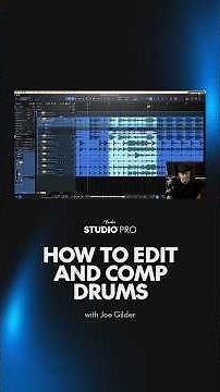Group editing drum tracks in Studio Pro | Fender Studio