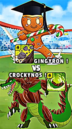 Gingyron vs Crockynos in Dynamons World🔥☠️ ||