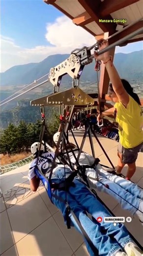 Dünyanın En Yüksek Zipline Deneyimi! 😱 | Tazı Kanyonu Antalya #keşfet #extremesports #antalya