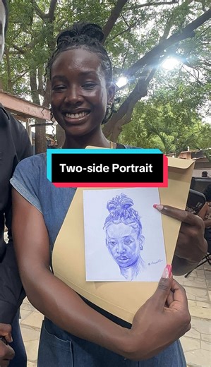 Two-Side Portrait: A Unique Artistic Perspective